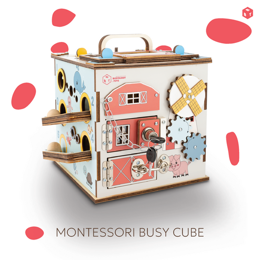 BusyBuddy.toys™  - Busy Cube Medium Unisex